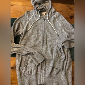 Gray GAP Men's Zip-Up Sweater